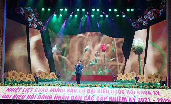 Chương trình nghệ thuật chào mừng bầu cử sẽ phát sóng vào tối 22-5 Chương trình nghệ thuật chào mừng bầu cử sẽ phát sóng vào tối 22-5